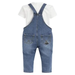 Dungaree Sæt + Kortærmet T-shirt