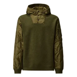 Ekstrafin Merino Uld Blandet Halv Knap Sweater