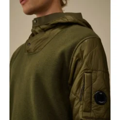 Ekstrafin Merino Uld Blandet Halv Knap Sweater