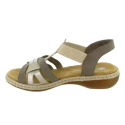 Elastic Strap Sandal