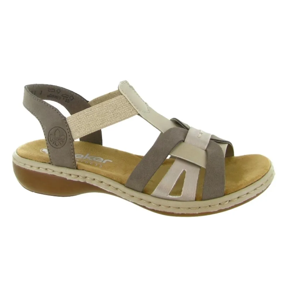 Elastic Strap Sandal