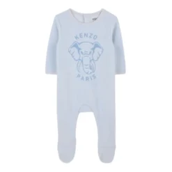 Elefantprint Beanie og Bib Sæt
