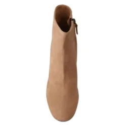 Elegant Beige Læderstøvler
