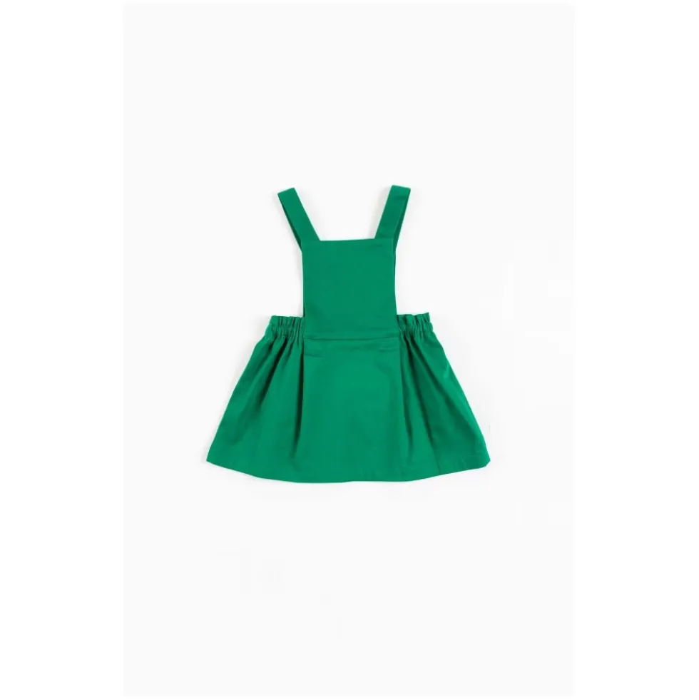 Elegant Bomulds Dungaree Nederdel