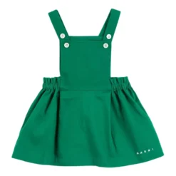 Elegant Bomulds Dungaree Nederdel