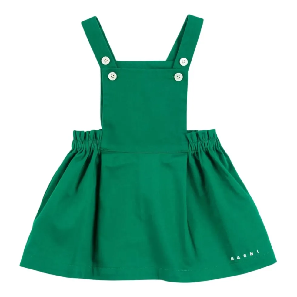 Elegant Bomulds Dungaree Nederdel