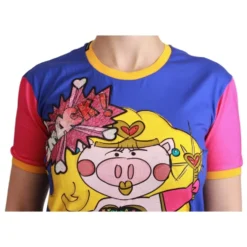 Elegant bomuldst-shirt med Supergirl-motiv