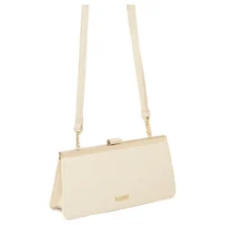 Elegant håndtaske med metalramme