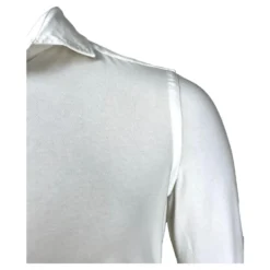Elegant hvidt jersey skjorte