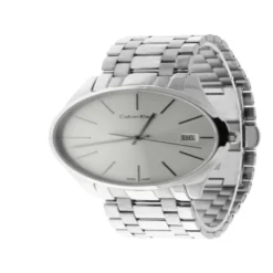 Elegant Quartz Ur med Sølvfarvet Urskive