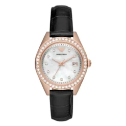 Elegant Rose Gold Quartz Analog Watch