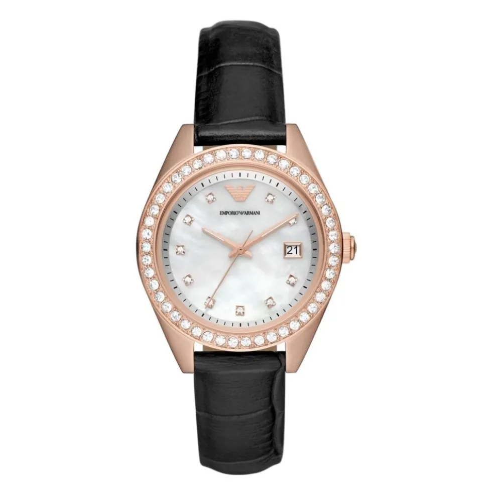 Elegant Rose Gold Quartz Analog Watch