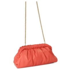 Elegant taskeclutch med blød udskæring