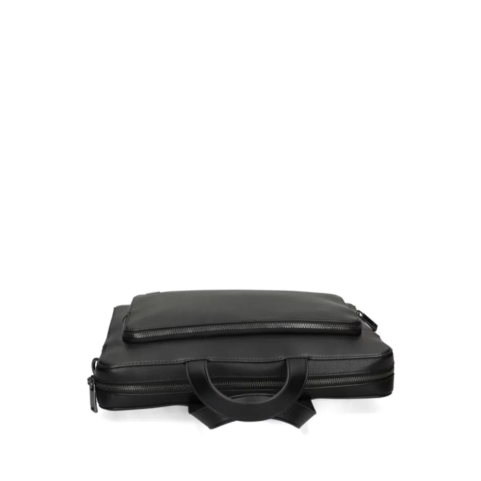 Emblem Logo Slim Commuter Bag