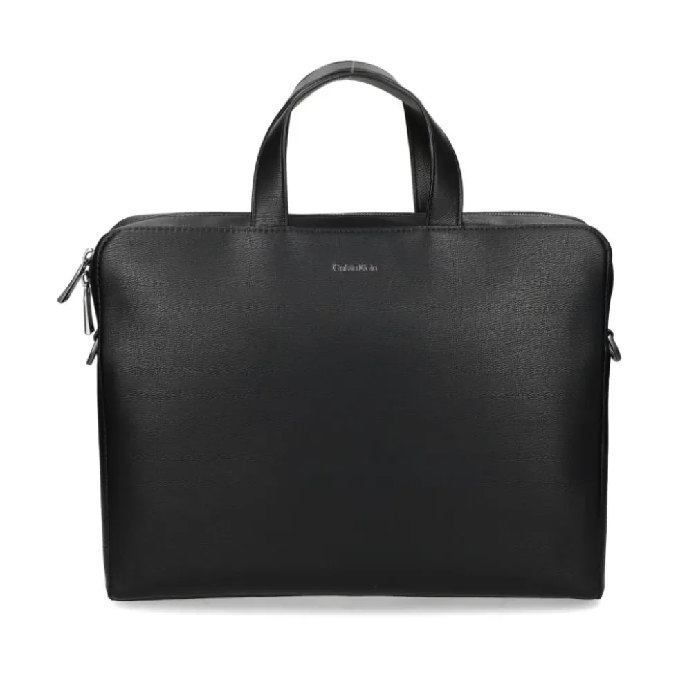 Emblem Logo Slim Commuter Bag