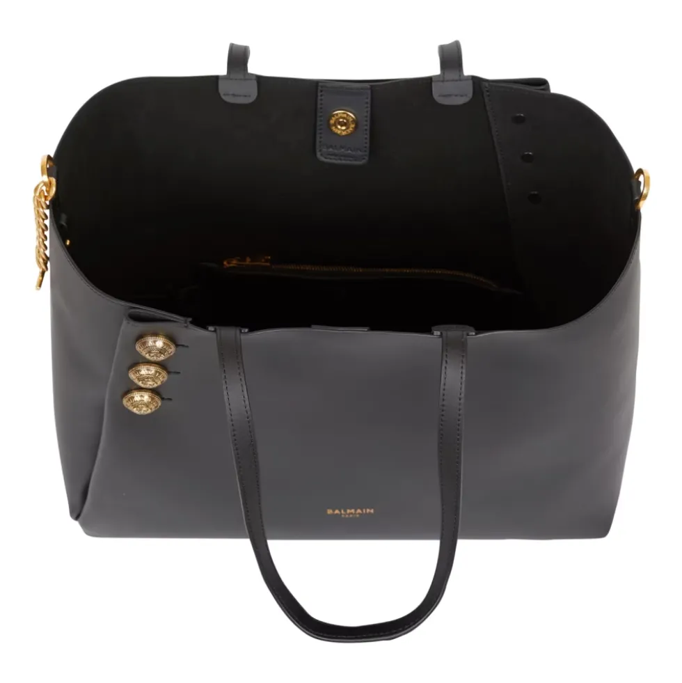 Emblème Læder Tote Bag