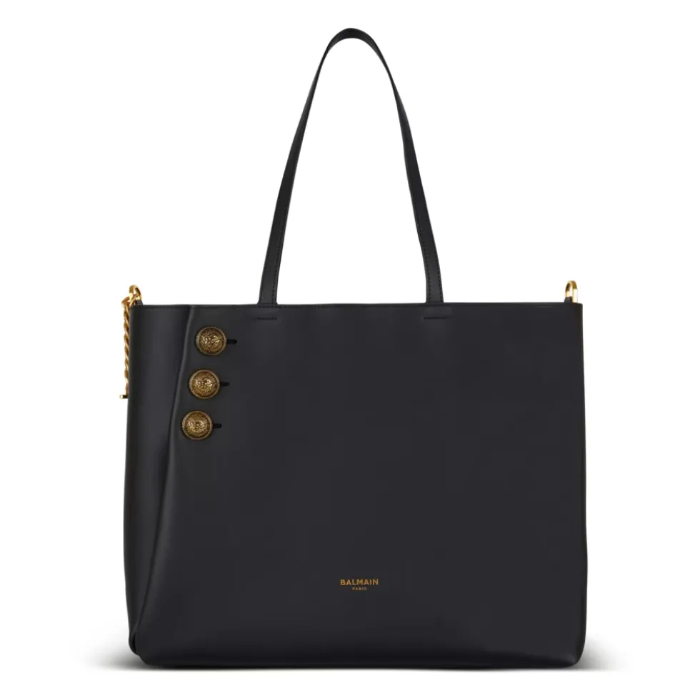 Emblème Læder Tote Bag