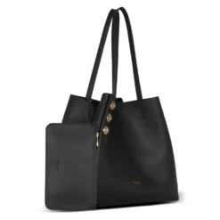 Emblème Læder Tote Bag