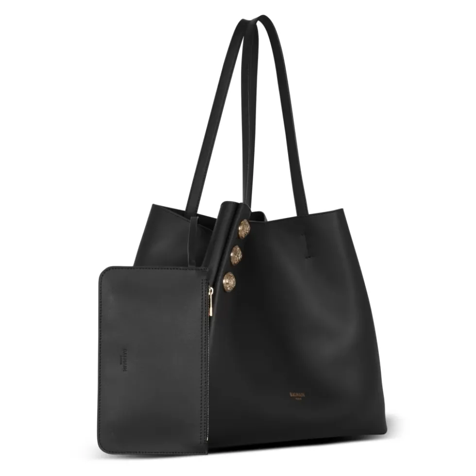 Emblème Læder Tote Bag