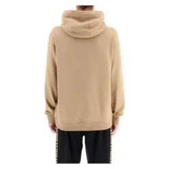 Embossed Logo Cotton Hoodie