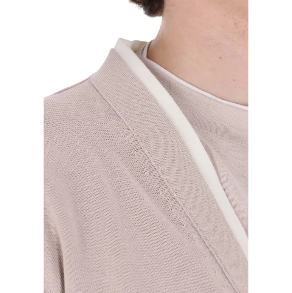 English Rib Cotton Cardigan
