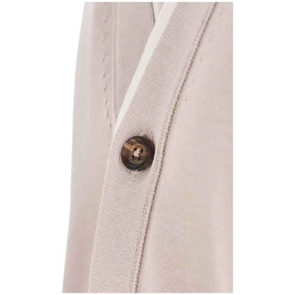 English Rib Cotton Cardigan