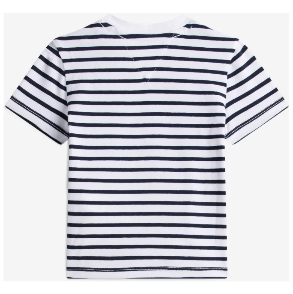 Essential Stribet T-shirt og Shorts Sæt