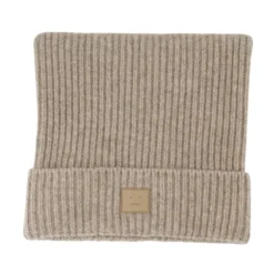 Face Logo Square Beanie