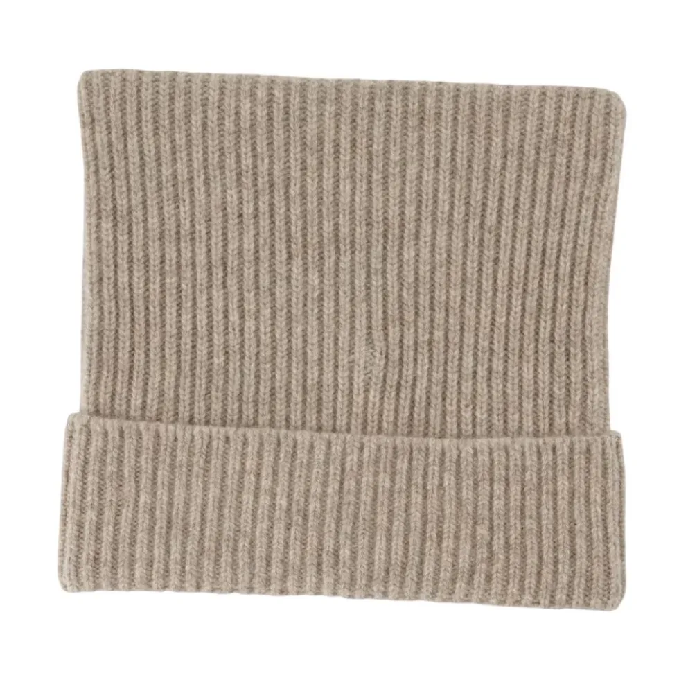Face Logo Square Beanie