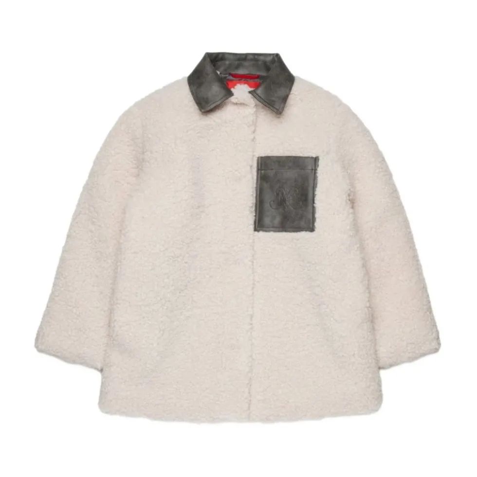 Faux Shearling Jakke