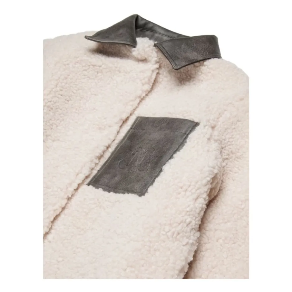 Faux Shearling Jakke