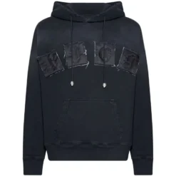 Felpa con cappuccio e logo frontale