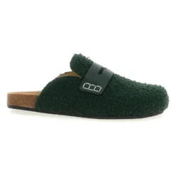Felt Loafer Mules