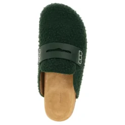 Felt Loafer Mules