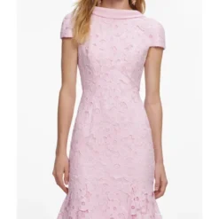 Fine Lace Midi Dress