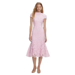 Fine Lace Midi Dress