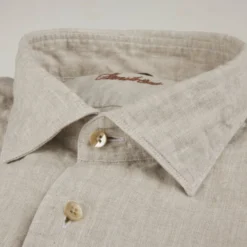 Fitted Body Linen Shirt