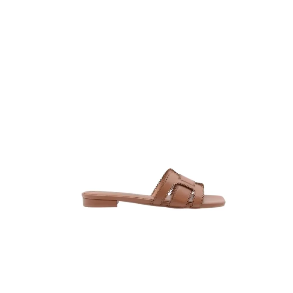 Flad Læder Slide