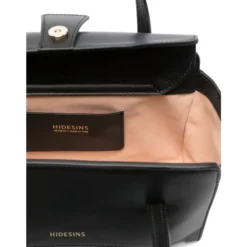Flap Small Leather Tote Bag