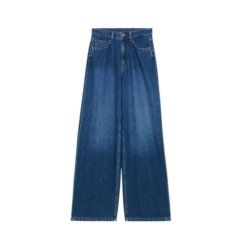 Flared Jeans med høj talje