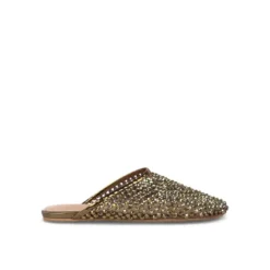 Flat Mule Mesh Sandal