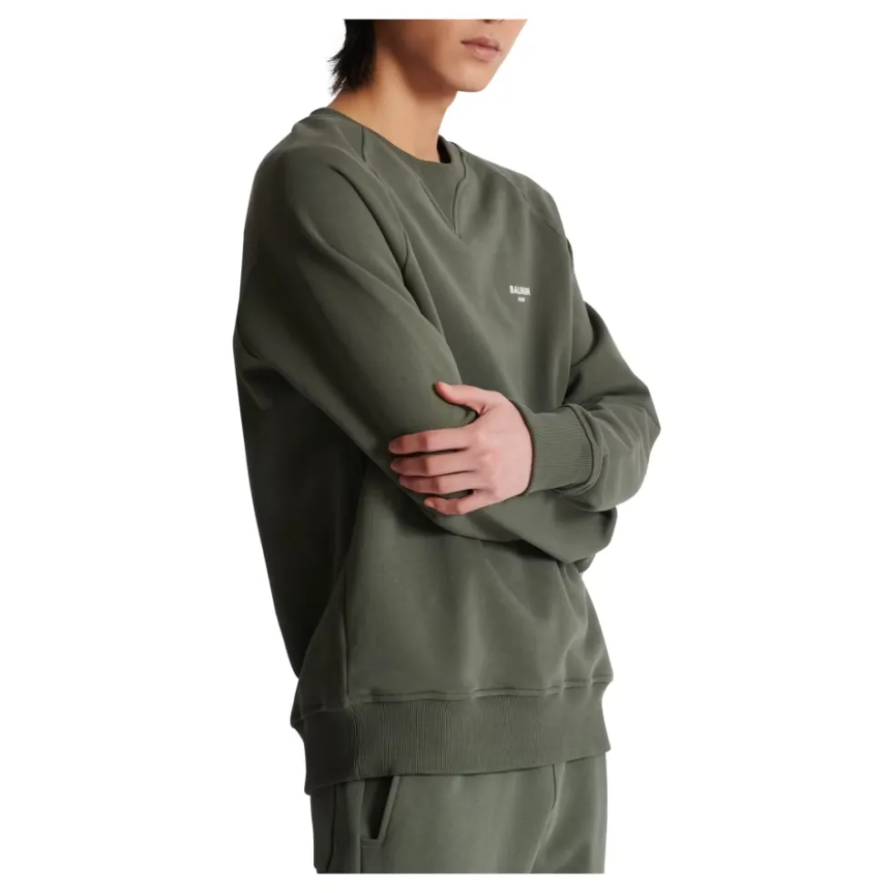 Flocked sweatshirt