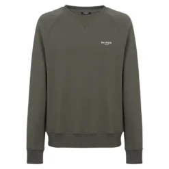 Flocked sweatshirt