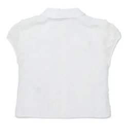 Floral Appliqué Four-Pockets Shirt