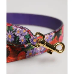 Floral Læder Skulderrem