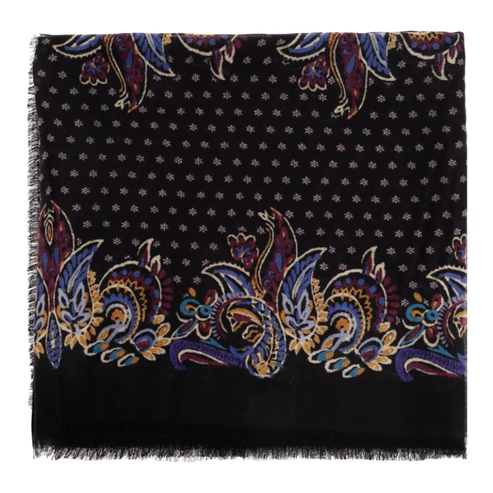 Floral Paisley Cashmere Sjal