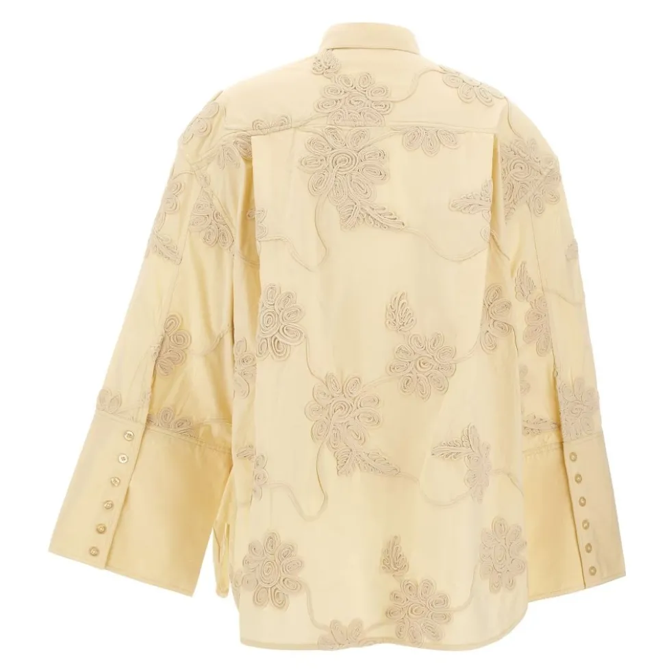 Flower Oversized Skjorte