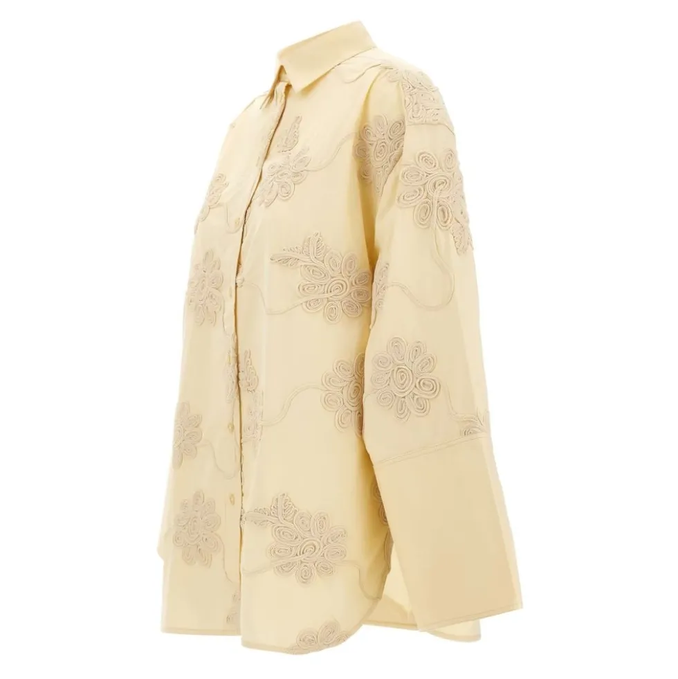 Flower Oversized Skjorte