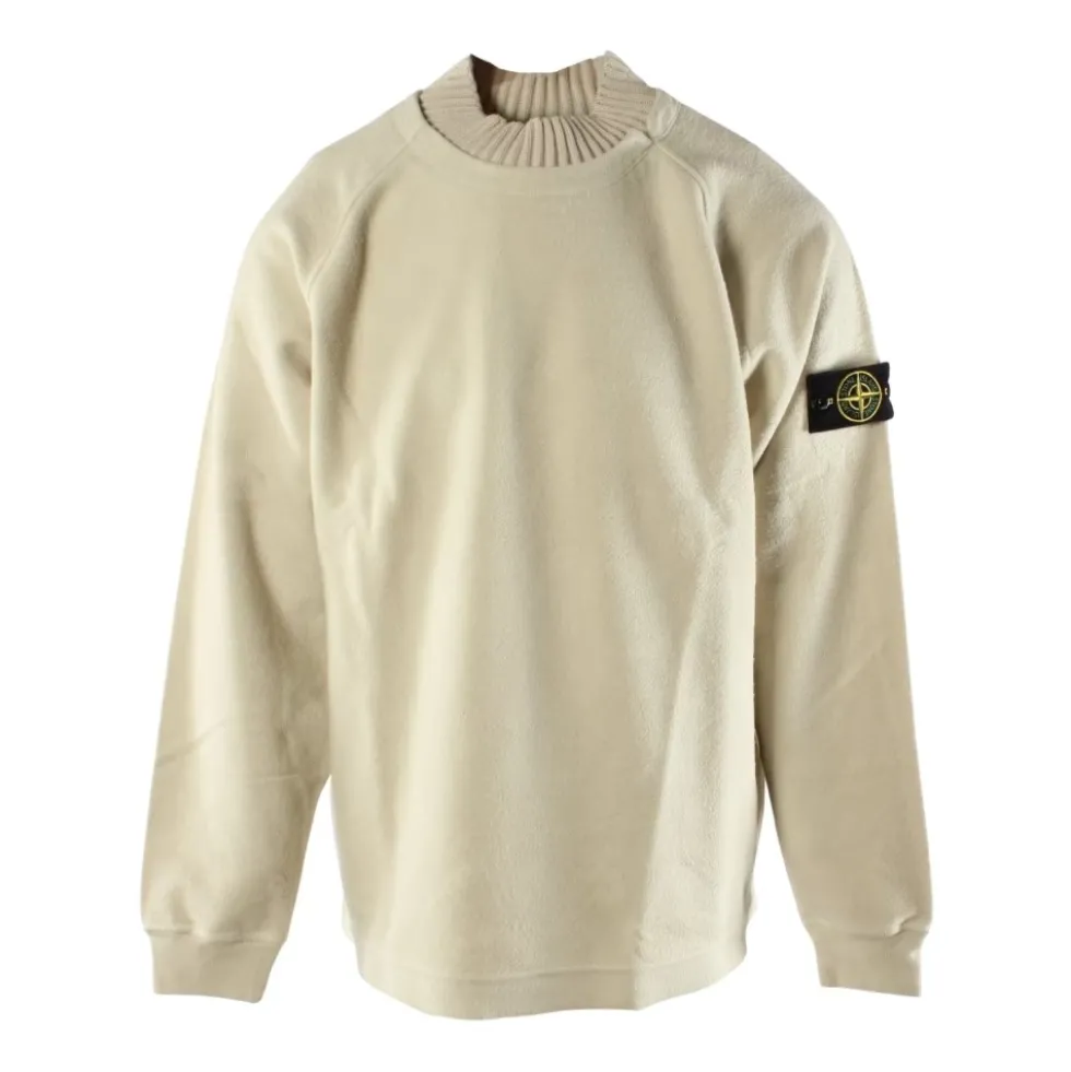 Fluffy Turtleneck Sweatshirt