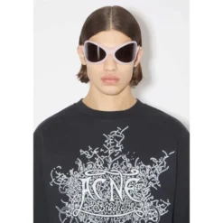 Fluorescerende Sort Logo Sweatshirt